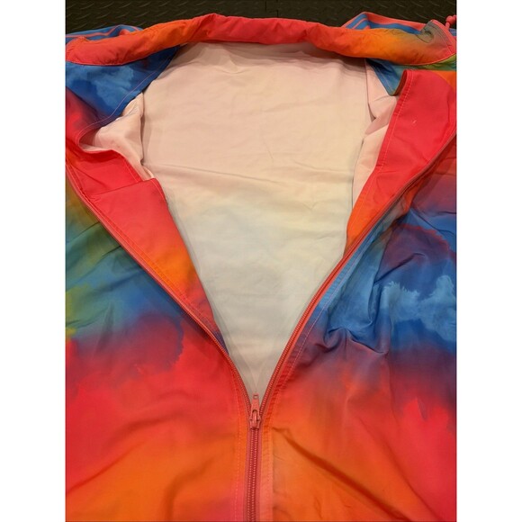 Rare VTG Pink Dolphin Windbreaker Jacket Full Zip Sz 3XL the hundreds supreme - Picture 10 of 11